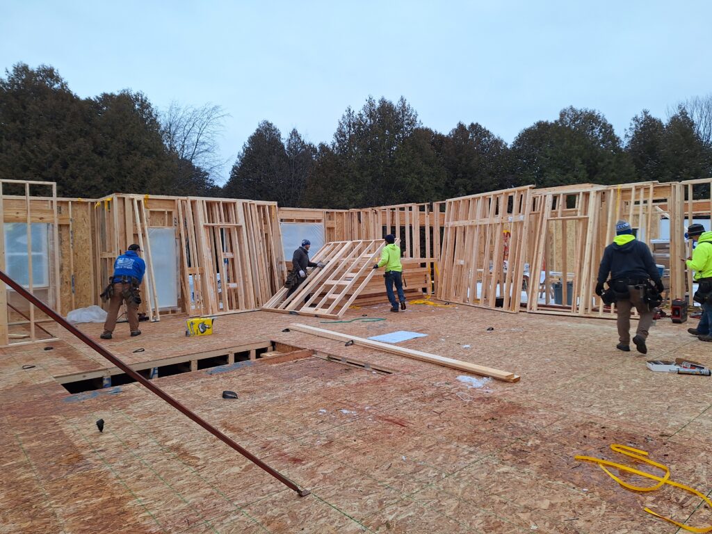 Framing building